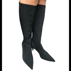 Cole Haan Boots Stretch Sock 8 Black Pointed